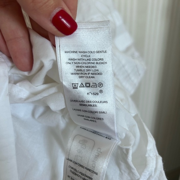 Lauren Ralph Lauren White Lace-Trim Cotton Broadcloth
Eyelet Miniskirt Size XL - Picture 10 of 11